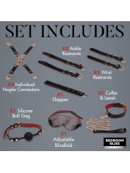 XR Brands - Lover's Luxe Bondage Set - Black