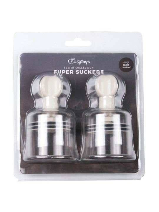 Easytoys Fetish - Nipple & Clit Suckers Large - 2 pcs