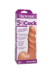 Doc Johnson - VacULock Cock Raging HardOns - Beige