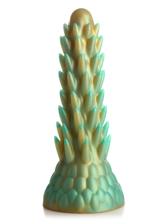 Stegosaurus Spiky Reptile Dildo - Green