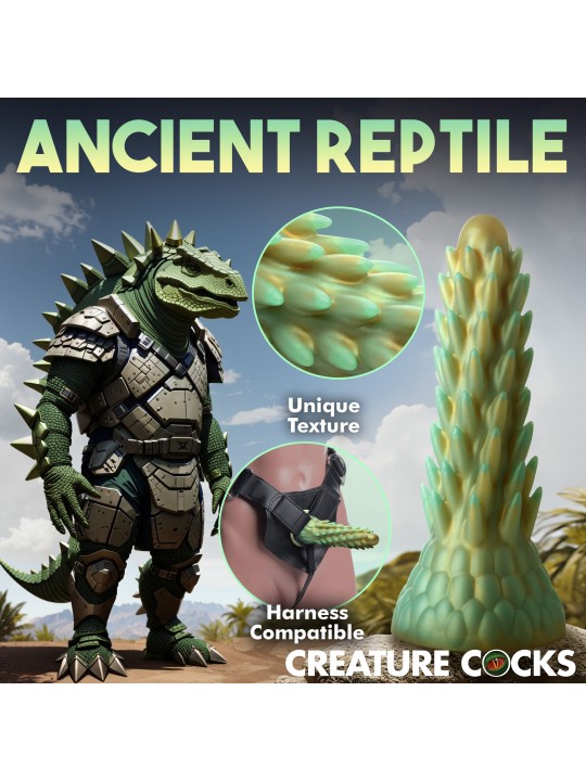 Stegosaurus Spiky Reptile Dildo - Green