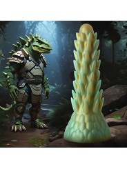 Stegosaurus Spiky Reptile Dildo - Green