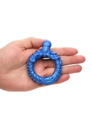 XR Brands - Poseidon's Octo-Ring Silicone Cock Ring - Blue