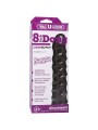 Doc Johnson - VacULock CodeBlack Raging HardOns Dildo 20,3 cm - Zwart