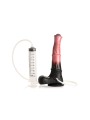 Creature Cocks - Centaur Explosie Spuitende Siliconen Dildo - Zwart/Rood