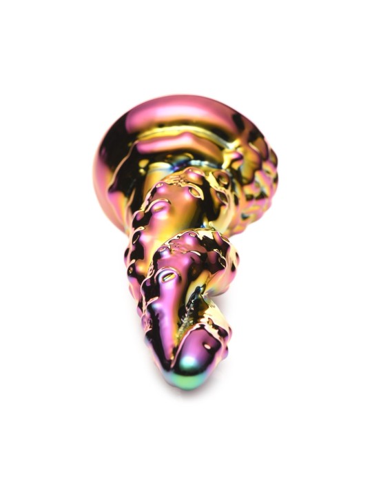 Creature Cocks - Betoverende Regenboog Glazen Dildo - Geel & Roze