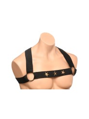 XR Brands - Chest Harness with Armbands - Black