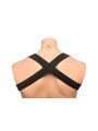 XR Brands - Chest Harness with Armbands - Black