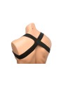 XR Brands - Chest Harness with Armbands - Black