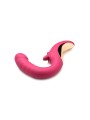XR Brands - Tease & Please Licking & Thrusting Vibrator - Pink