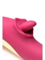 XR Brands - Tease & Please Licking & Thrusting Vibrator - Pink