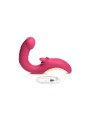 XR Brands - Tease & Please Licking & Thrusting Vibrator - Pink