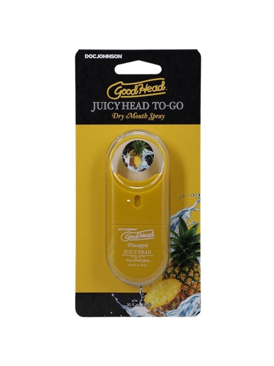 Doc Johnson - GoodHead Juicy Head Dry Mouth Spray ToGo - Ananas - 9 ml