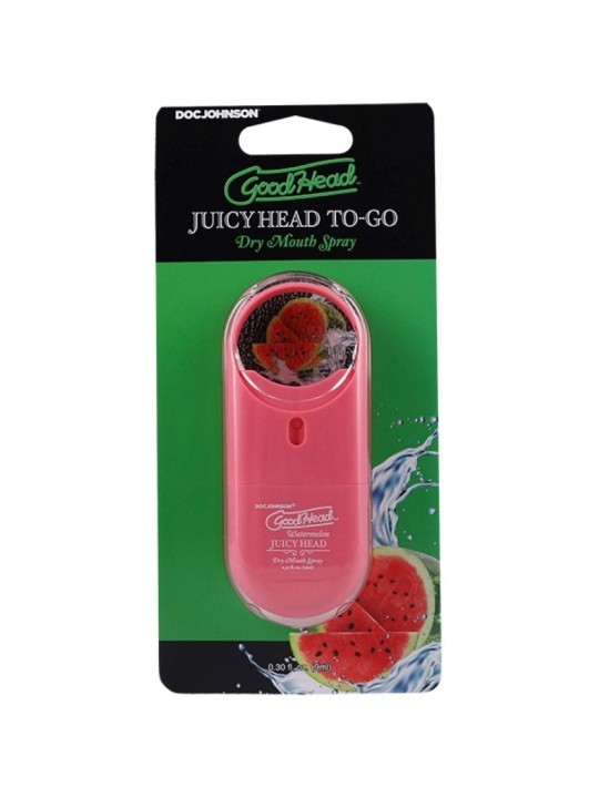 Doc Johnson - GoodHead Juicy Head Dry Mouth Spray ToGo - Watermeloen - 9 ml