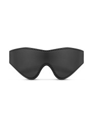 Faux Leather Blindfold - Black