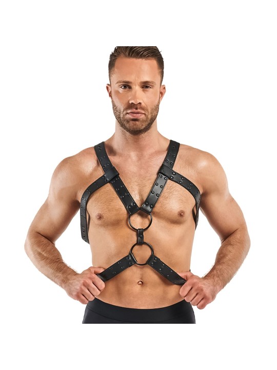 Rocco Bondage Harnas - Zwart