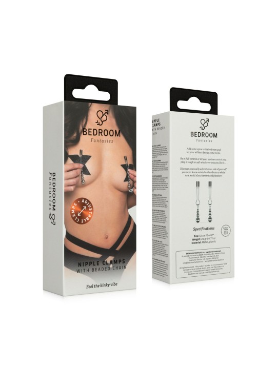 Bedroom Fantasies - Nipple Clamps - Silver