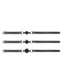 Bedroom Fantasies - Set of 3 Ball Gags - Black