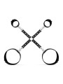 Bedroom Fantasies - Bondageharnas Handboeien en Hogtie Set - Zwart