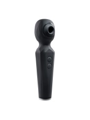 Evolved - Rainbow Sucker Wand Vibrator - Zwart