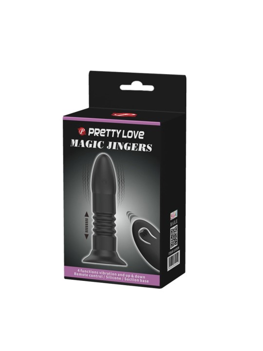 Magic Jingers Vibrating/Thrusting Butt Plug