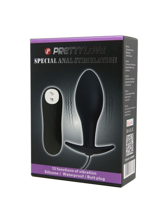 Vibrating Butt Plug with Remote Control