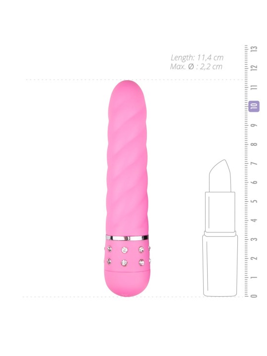 Easytoys Mini Vibrator Gedraaid - Roze