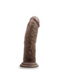 Dr. Skin - Realistic Dildo With Suction Cup 8'' - Chocolate