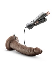 Dr. Skin - Dr. Dave Vibrator Met Zuignap - Chocolate