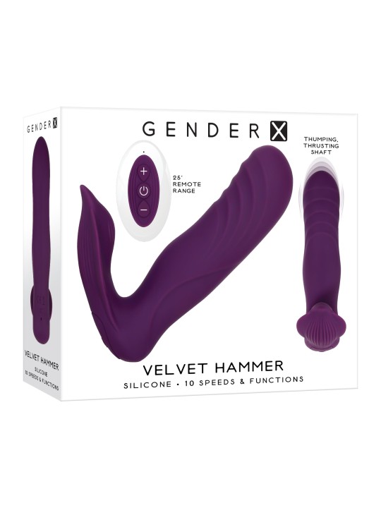 Evolved - Velvet Hammer Clitoris Vibrator - Purple