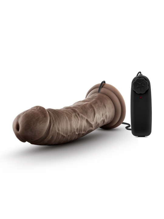 Dr. Skin - Dr. Joe Vibrator Met Zuignap 20 cm - Chocolate