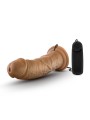 Dr. Skin - Dr. Joe Vibrator With Suction Cup 8'' - Mocha