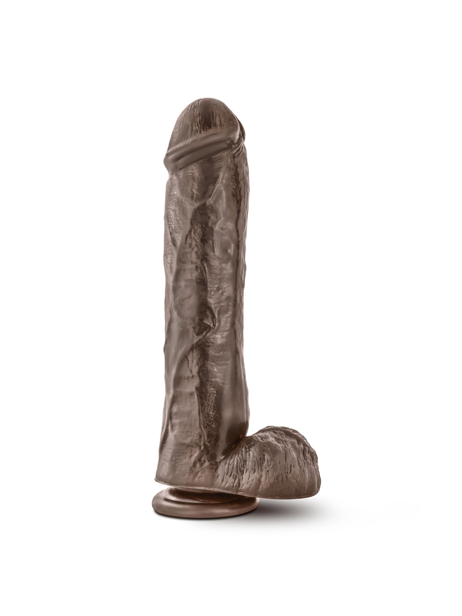 Dr. Skin - Mr. Savage Dildo With Suction Cup 11.5''  - Chocolate