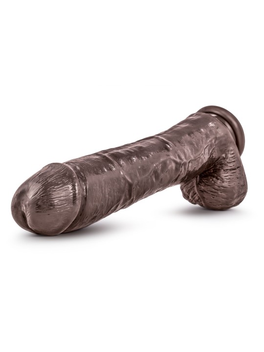 Dr. Skin - Mr. Savage Dildo With Suction Cup 11.5''  - Chocolate