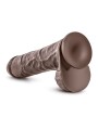 Dr. Skin - Mr. Savage Dildo With Suction Cup 11.5''  - Chocolate
