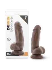 Dr. Skin - Mr. Smith Dildo with Suction Cup 7'' - Chocolate
