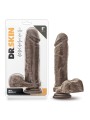 Dr. Skin - Mr. Magic - 9 inch Dildo with Suction Cup - Chocolate