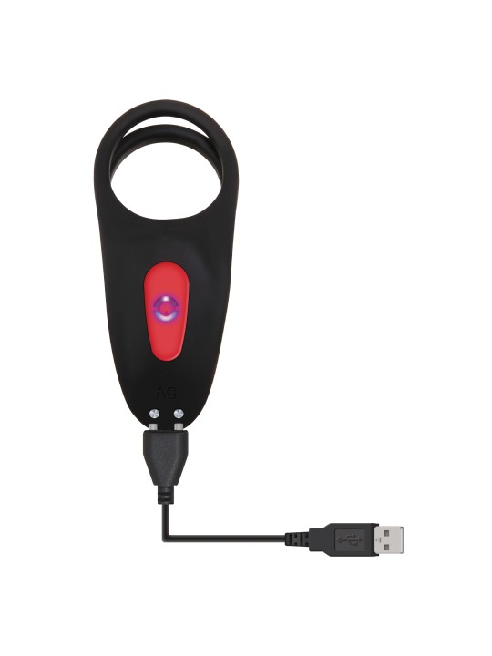 Evolved - Vibrating Penis Verlenger - Zwart