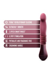 Temptasia - Trixie Stotende Dildo - Wijnrood
