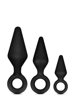 Anal Adventures Platinum - Silicone Anal Plug Set