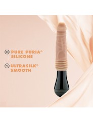 Dr. Skin Silicone - Dr. Knight - Stotende en Vibrerende Dildo - Beige