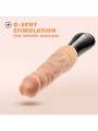 Dr. Skin Silicone - Dr. Knight - Stotende en Vibrerende Dildo - Beige
