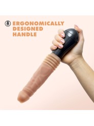 Dr. Skin Silicone - Dr. Knight - Stotende en Vibrerende Dildo - Beige