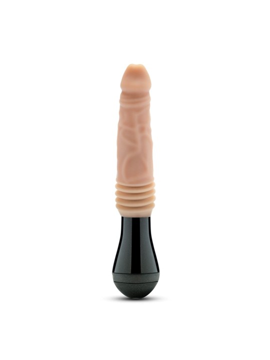 Dr. Skin Silicone - Dr. Knight - Stotende en Vibrerende Dildo - Beige