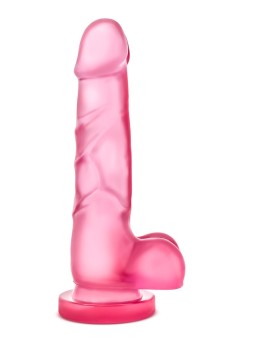 B Yours Sweet 'N Hard Dildo With Balls - Pink