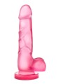 B Yours Sweet 'N Hard Dildo With Balls - Pink