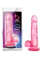 B Yours Sweet 'N Hard Dildo With Balls - Pink