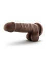 Dr. Skin - Realistische Dildo Met Zuignap 20 cm - Chocolate