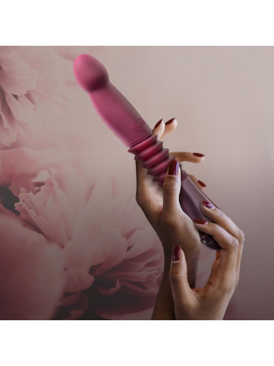 Temptasia - Trixie Stotende Dildo - Wijnrood