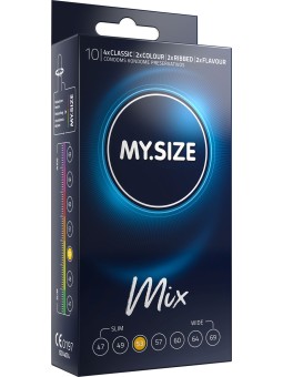 MY.SIZE Mix 53 mm Condoms - 10pcs
